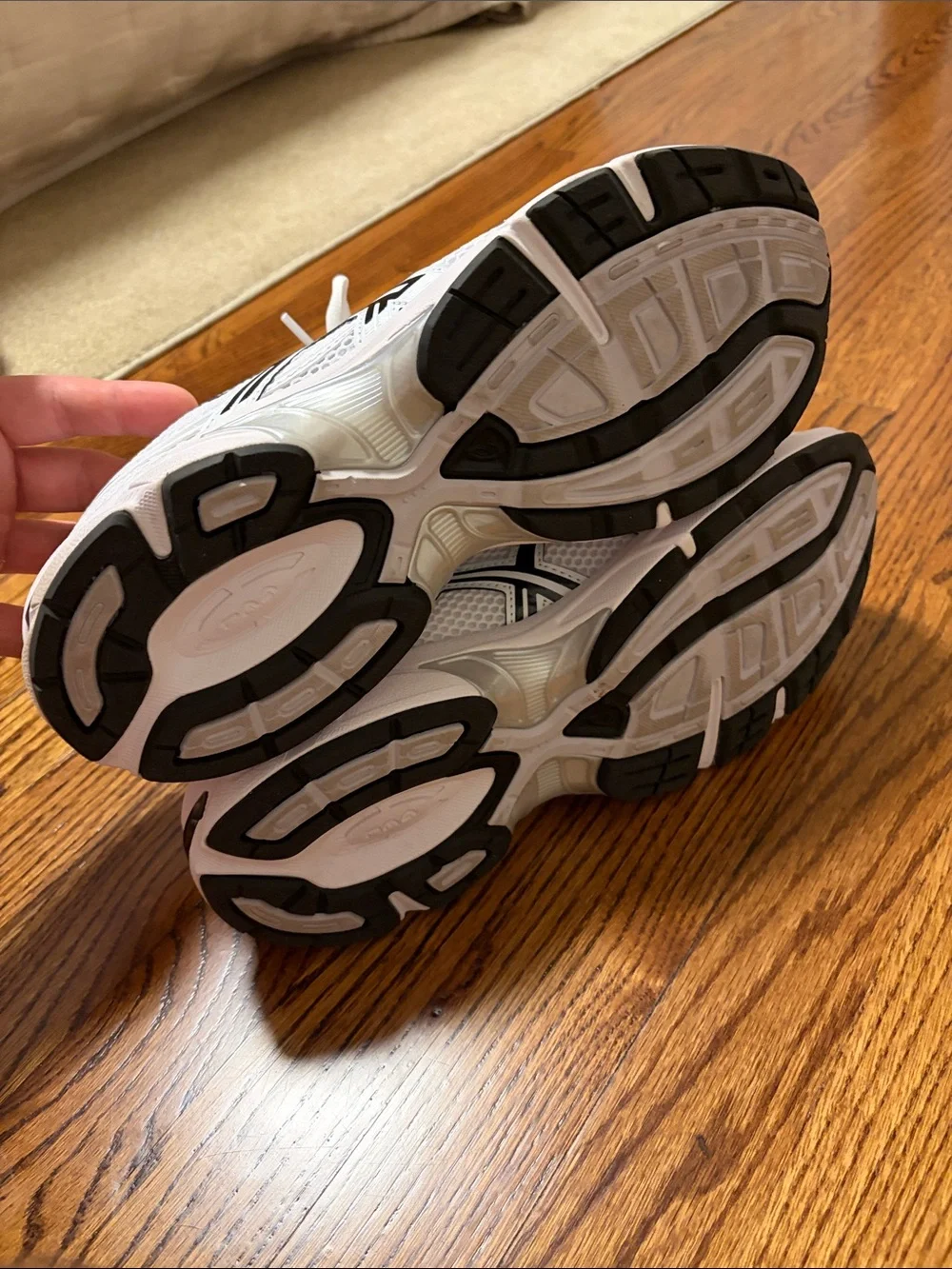 Asics Gel-1130  Black white  Almost new  Box ✅